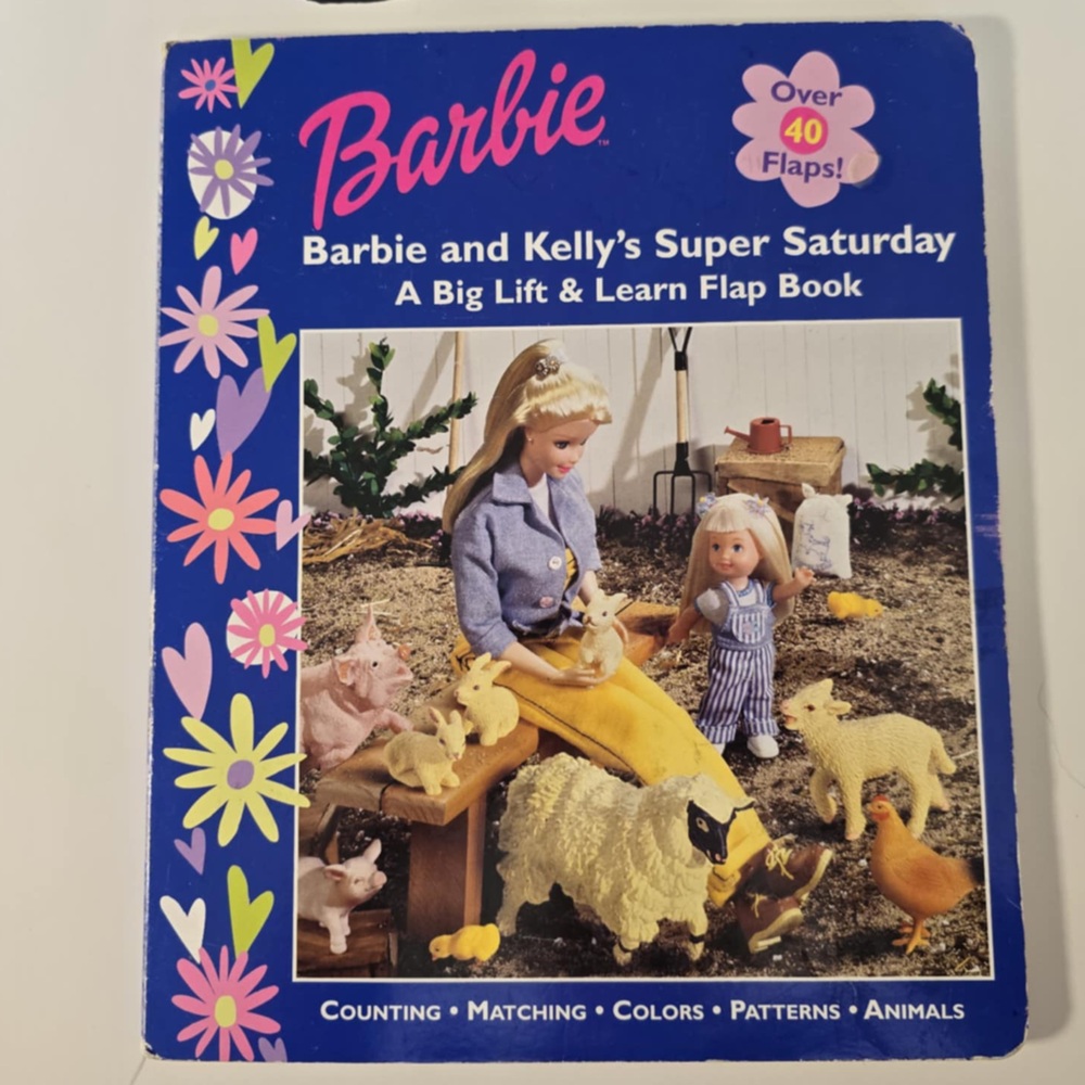 Barbie Lift & Learn Flap Book Barbie and Kelly's Super Saturday by Diane Muldrow